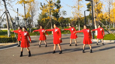 广场舞 广场舞《相约江城》