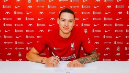 重磅新援！利物浦官方：努涅斯正式加盟，转会费总价1亿欧