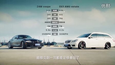 国内仅有的奔驰E63和宝马Z4M