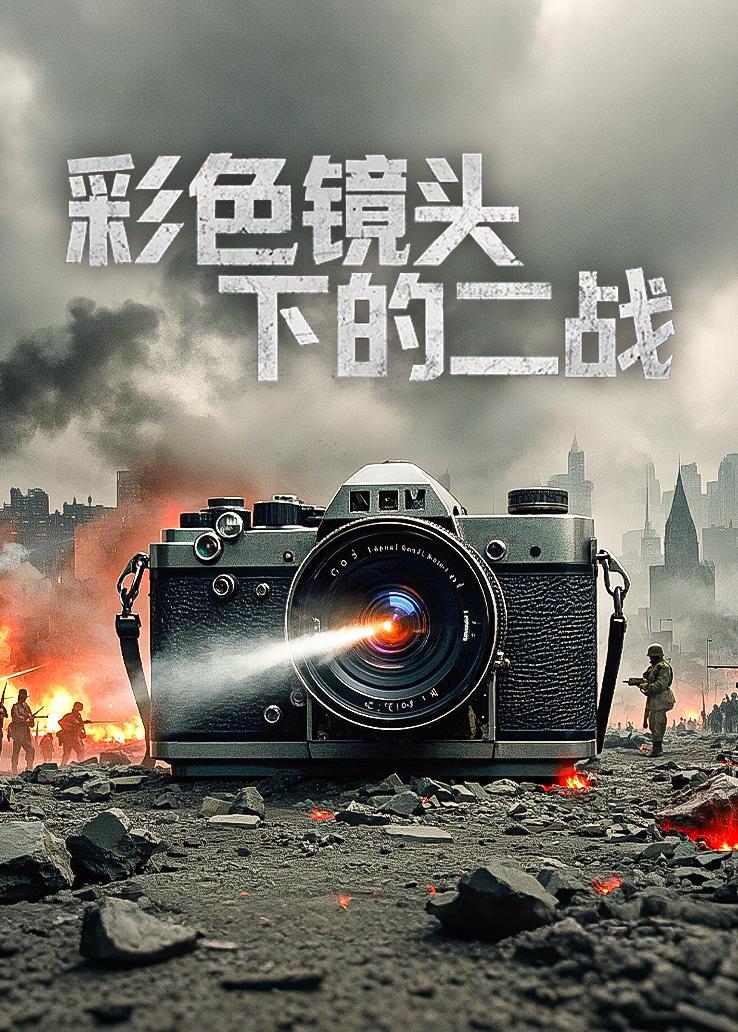 彩色镜头下的二战 海报