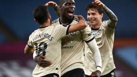 曼联赛场 2019-20赛季英超第34轮 阿斯顿维拉0-3曼联