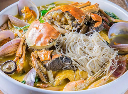 美食台 来碗热腾腾的海鲜姜汤面驱寒
