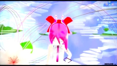 初音未来 Melody Line MMD-初音未来 (初音，miku)