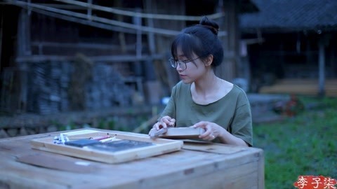 李子柒古香古食 传承数千年的活字印刷
