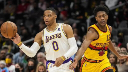 2021-2022赛季NBA集锦 特雷-杨36+12 威少20+7+12 老鹰逆转湖人