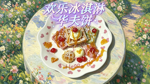 爱茉莉兒の食玩世界 冰淇淋华夫饼食玩