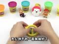 方块熊之黏土创意工坊 方块熊 送给小兔瑞贝卡和猫头鹰的夹心饼干