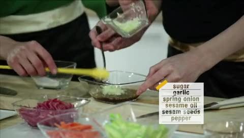 IU kiss&cry 拌饭制作(米饭蔬菜牛肉混合) Star Kitchen with U-Kiss 12/05/11-U-Kiss (UKiss)