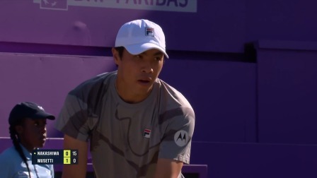 【全场回放】穆塞蒂2-1中岛布兰登 2024ATP500女王杯 男单第二轮