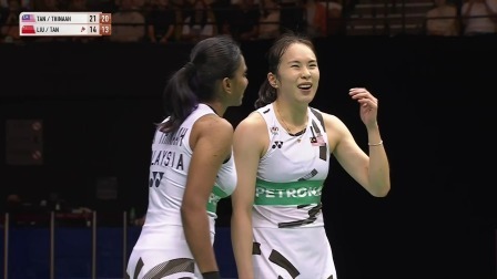 【全场回放】陈康乐/蒂娜2-0刘圣书/谭宁 中国香港羽毛球公开赛 女双决赛