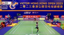2023中国香港羽毛球公开赛 女单32强赛 奥原希望VS瓦尔达尼 海报
