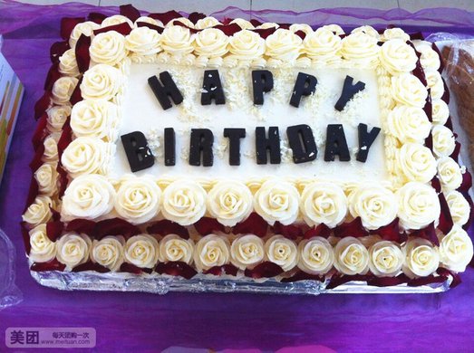 蛋糕1选1,约28磅,长方形