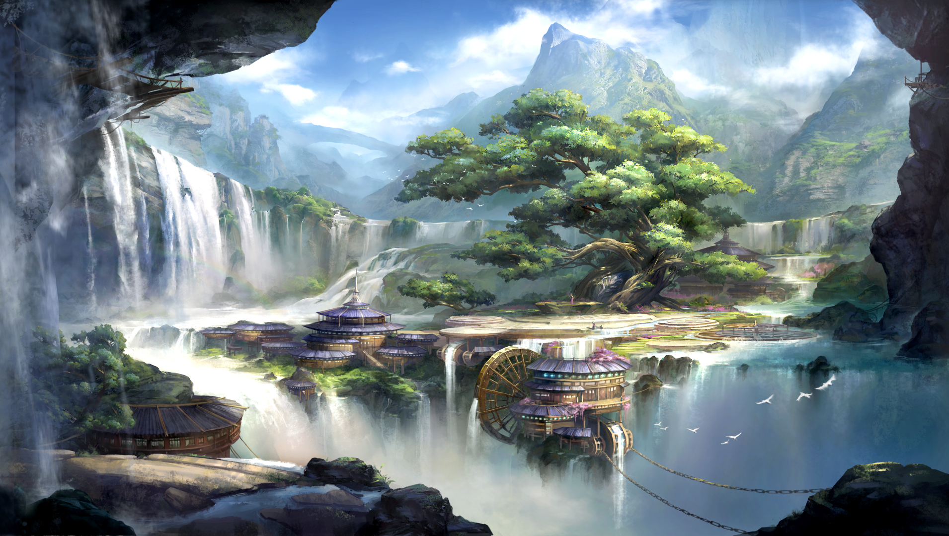 壁纸:唐门骑乘区_360天龙八部3d图集_360游戏大厅