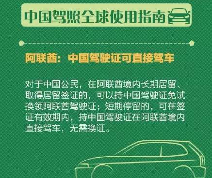 除了法國 持中國駕照還可在這些國家開車上路