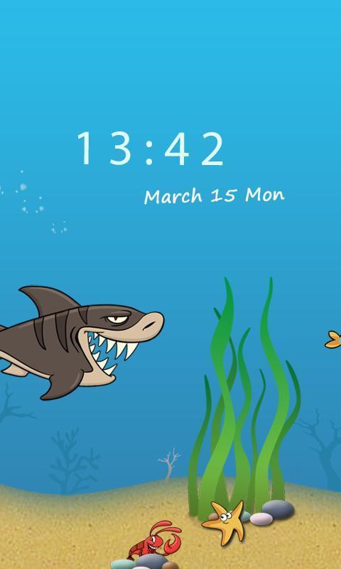 小鱼快跑锁屏-fun主题卡通解锁屏(来自:)