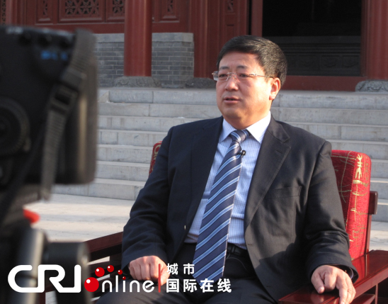 朔州市朔城区区委书记郭连厚接受采访