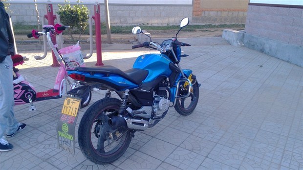 宗申比亚乔罗宾逊125-8排气可以改到后座下双排气吗!