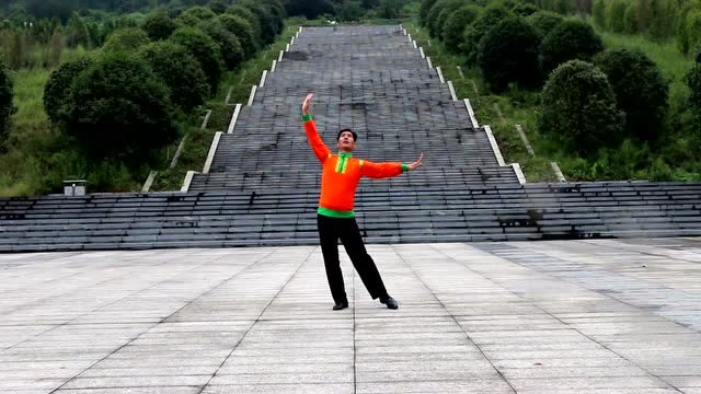 凤凰六哥广场舞《草原情》分解教学