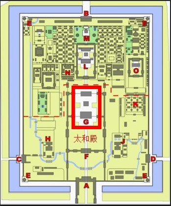 太和殿位置图片
