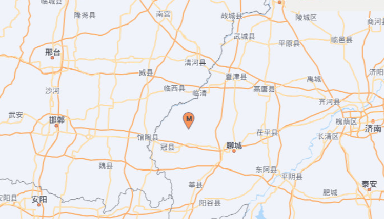 山东聊城深夜地震